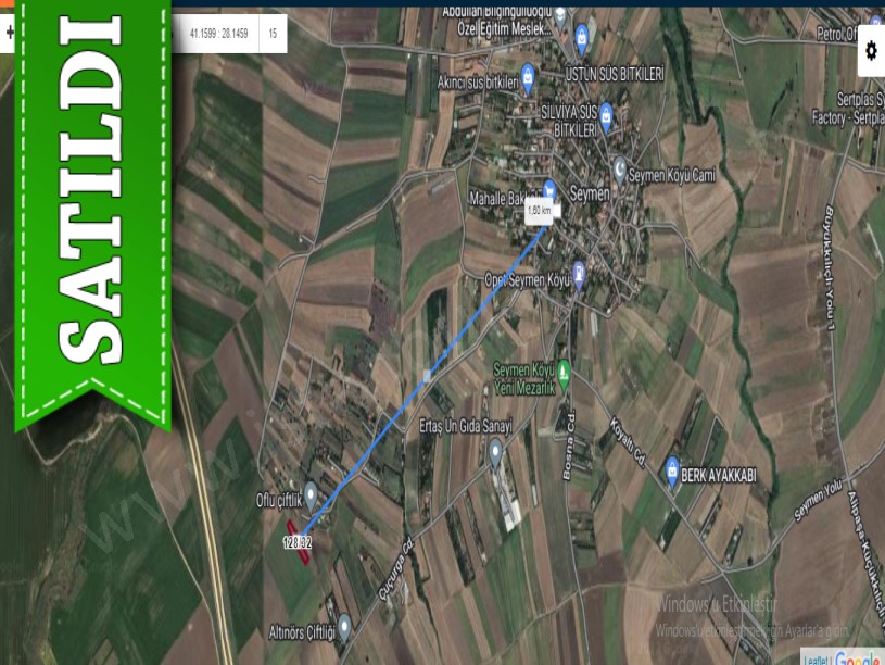 Silivri Seymende Satılık Arsa , 275 M2 Yolu Var Evlerin Yakını