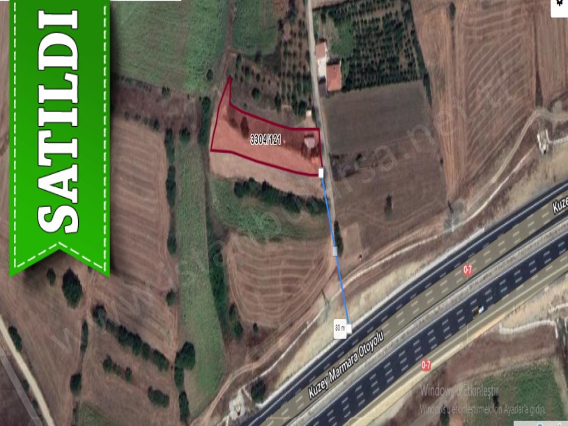 Silivri Fenerköyde Satılık Arsa , 400 M2 Çaplı Otoyola Yakın