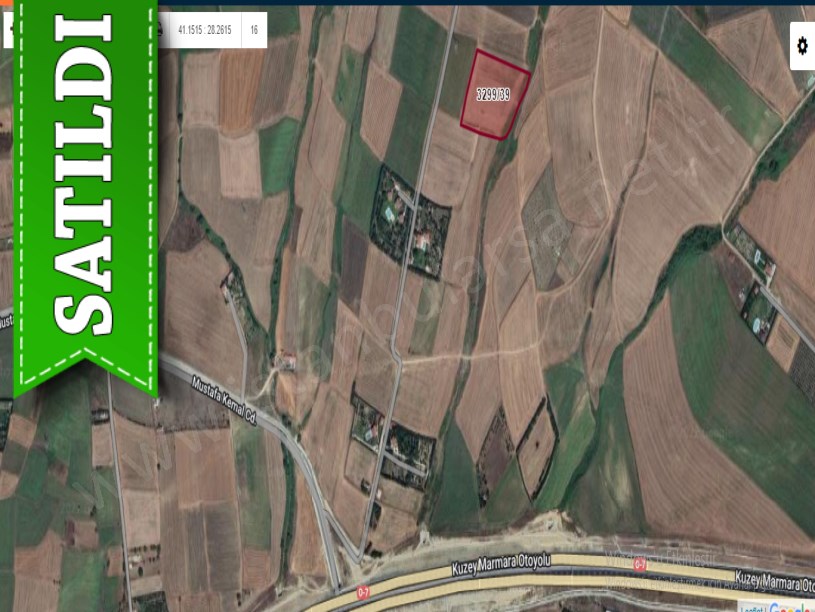 Silivri Fenerköyde Satılık Arsa , 335 M2 Çaplı Yolu Var