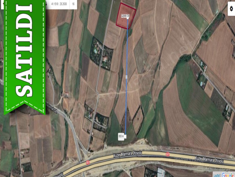 Silivri Fenerköyde Satılık Arsa , 335 M2 Çaplı Yolu Var