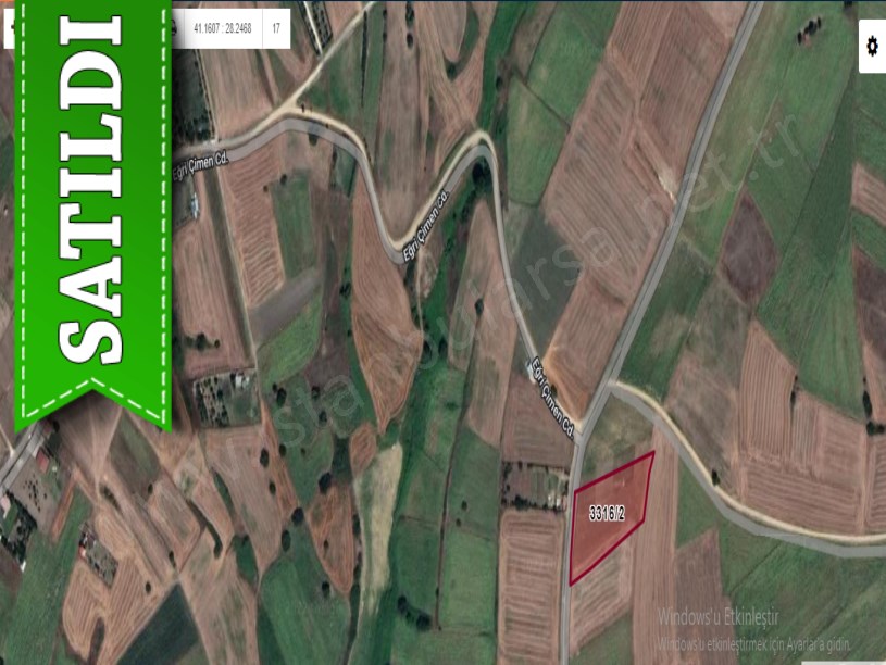 Silivri Fenerköyde Satılık Arsa , 260 M2 Çaplı Resmi Yolu Var