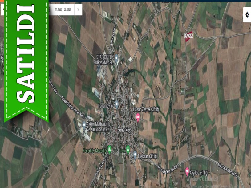 Silivri Fenerköyde Satılık Arsa , 260 M2 Çaplı Resmi Yolu Var