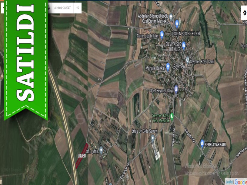 Silivri Seymende Satılık Arsa , 574 M2 Yerleşime Yakın