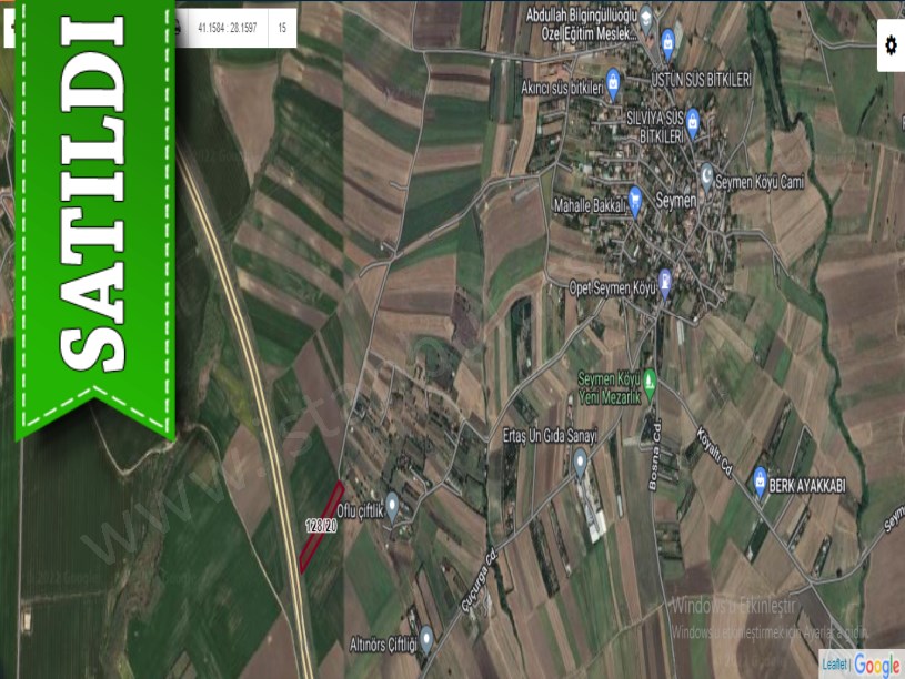 Silivri Seymende Satılık Arsa , 574 M2 Yerleşime Yakın