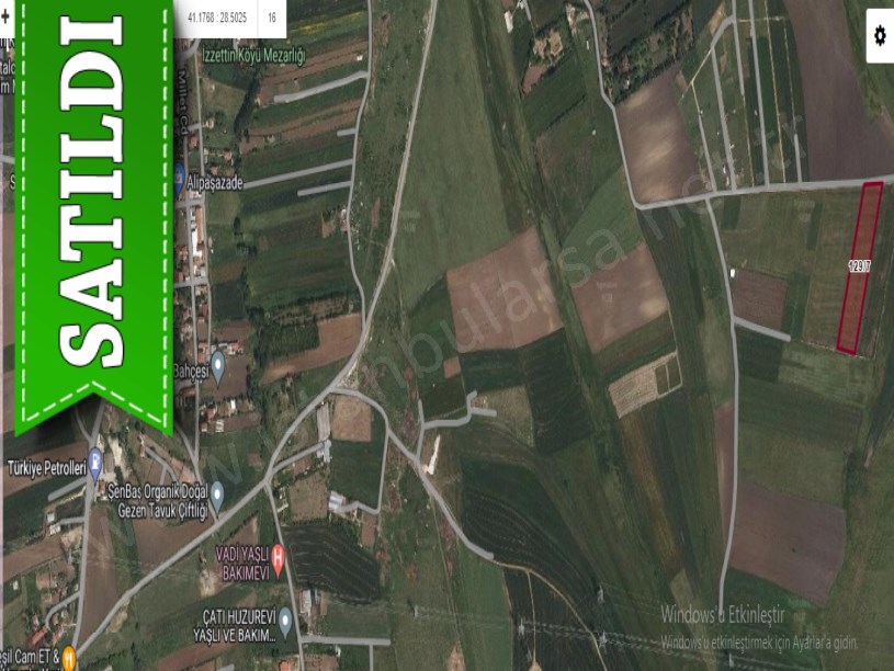 Çatalca İzzettinde Satılık Arsa , 200 m2 Asfalta Yakın Yolu Var