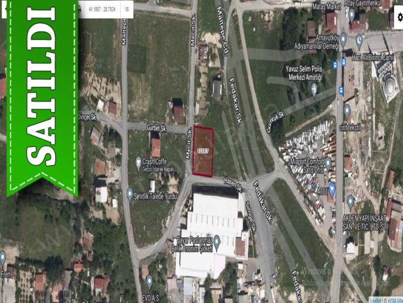 Arnavutköy Haraççıda Satılık Arsa , 116 M2 Fabrikalara Yakın