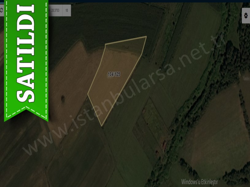 Çatalca Karacaköyde Satılık Arsa , 485 m2 Asfalt Caddeye Yakın 