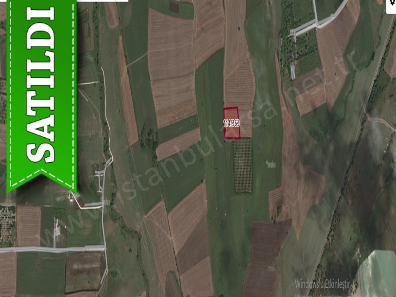 Çatalca Örcünlüde Satılık Arsa , 1,640 m2 Çevrili