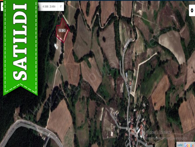 Çatalca Celepköyde Satılık Arsa , 270 m2 Yola Cephe Çaplı