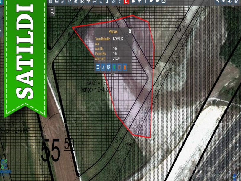 Arnavutköy Boyalıkta Satılık Arsa , 588 m2 Çevrili Yolu var