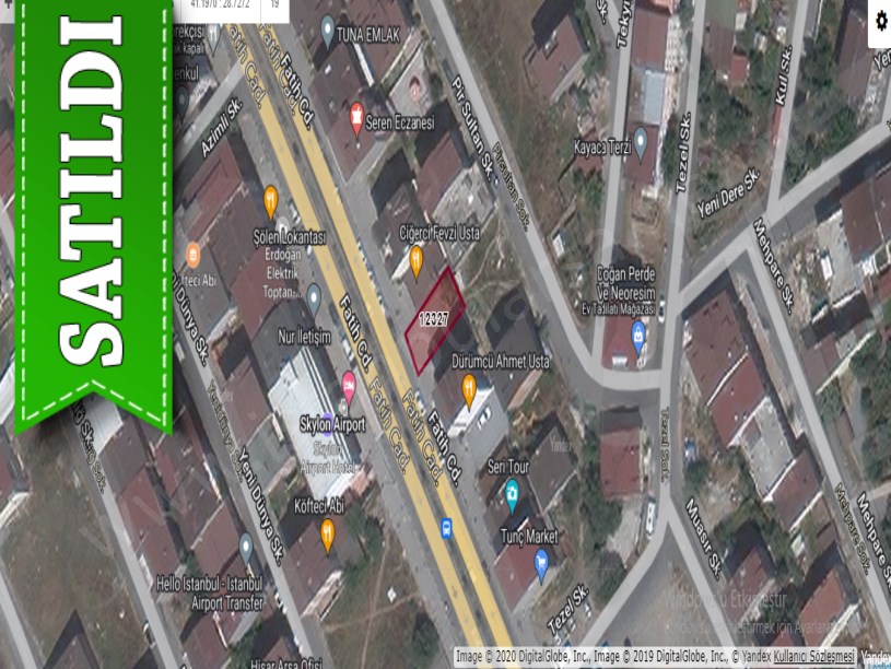 Arnavutköy Nenehatun,da Satılık Arsa , 140 M2 Cadde Cephe Ticari İmarlı