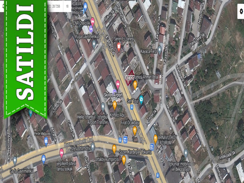 Arnavutköy Nenehatun,da Satılık Arsa , 140 M2 Cadde Cephe Ticari İmarlı