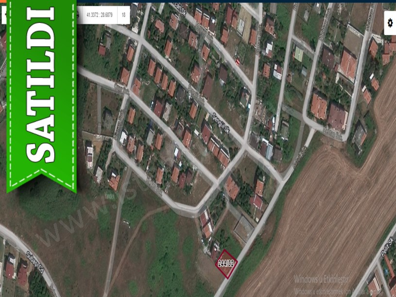 Arnavutköy Karaburunda Satılık Arsa ,  335 M2 Deniz Manzaralı Müstakil