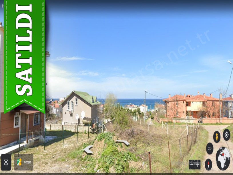 Arnavutköy Karaburunda Satılık Arsa ,  335 M2 Deniz Manzaralı Müstakil