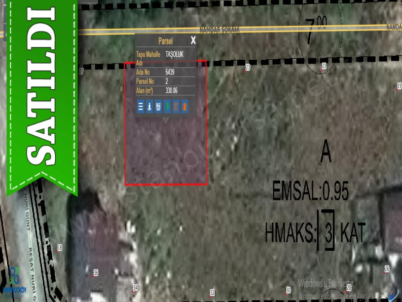Arnavutköy Taşolukta Satılık Arsa , 330 M2 İmarlı Caddeye Yakın