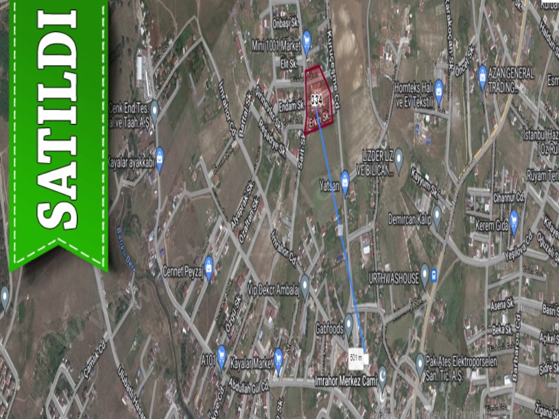Arnavutköy İmrahorda Satılık Arsa , 120 M2 Hisseli İmarlı