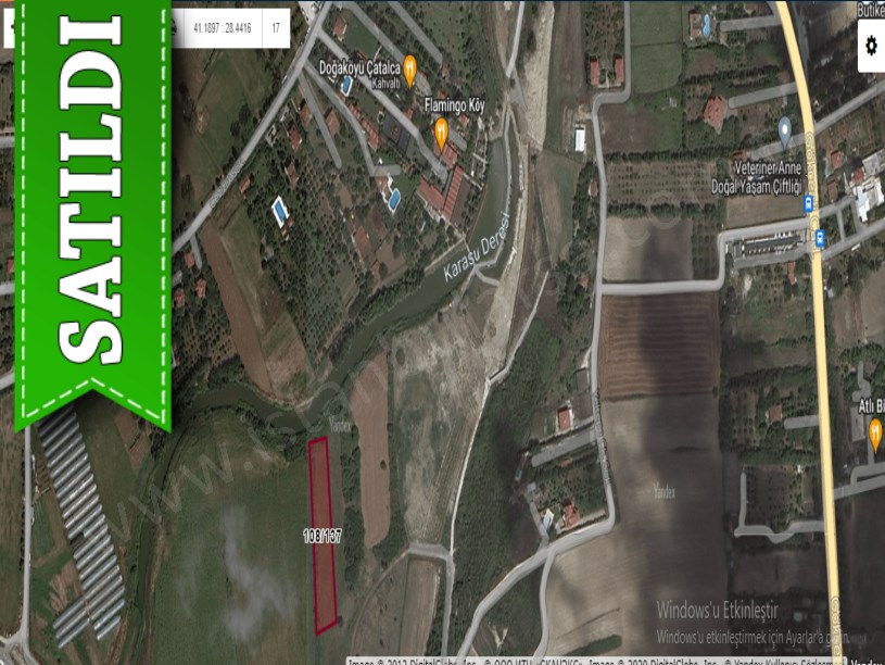 Çatalca Gökçealide Satılık Arsa , 244 M2 Evlerin  Yakını 