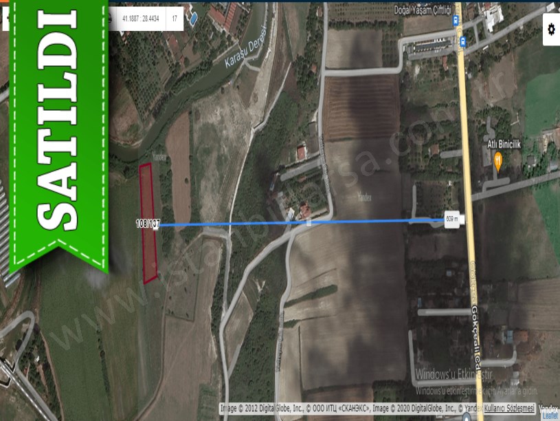 Çatalca Gökçealide Satılık Arsa , 244 M2 Evlerin  Yakını 