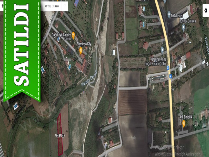 Çatalca Gökçealide Satılık Arsa , 437 m2 Hisseli 