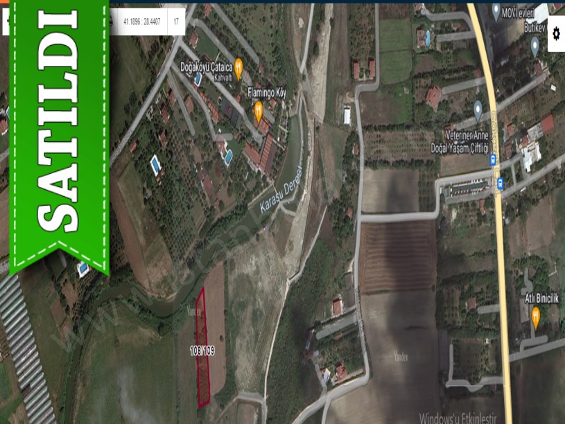 Çatalca Gökçealide Satılık Arsa , 437 m2 Hisseli 