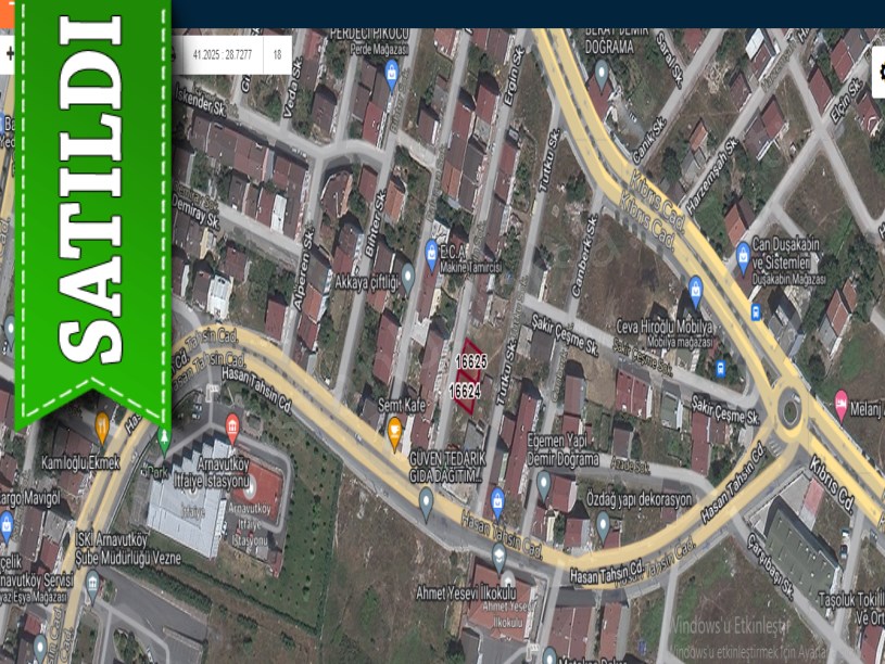 Arnavutköy NeneHatun Mah. Satılık Arsa , 257 M2 Caddeye Yakın İmarlı Müstakil