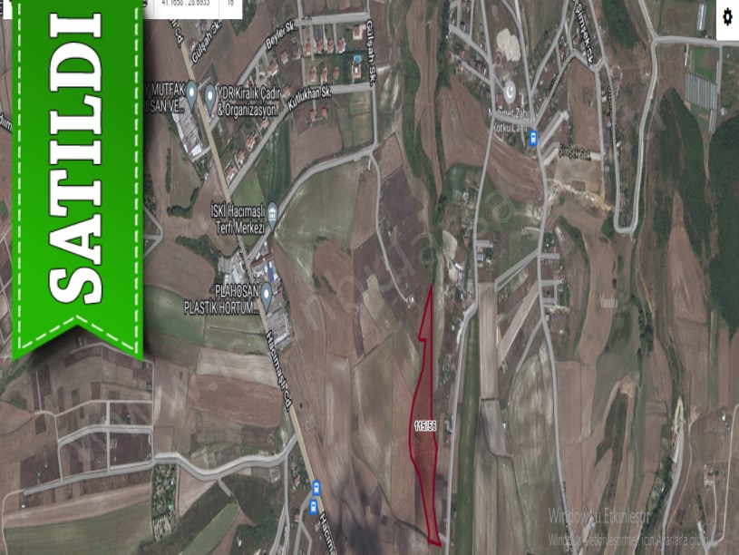 Arnavutköy Hacımaşlıda Satılık Arsa , 942 M2 Evlere Yola Yakın Hisseli
