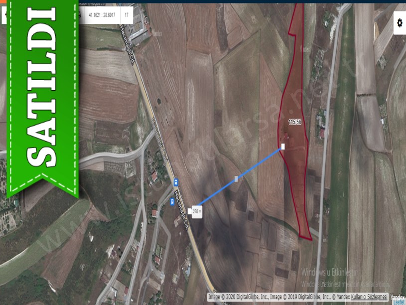 Arnavutköy Hacımaşlıda Satılık Arsa , 942 M2 Evlere Yola Yakın Hisseli