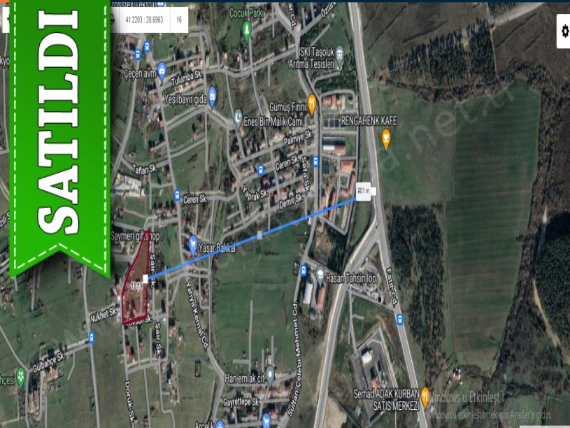 Arnavutköy Taşolukta Satılık Arsa , 243 m2 Hisseli Arsa