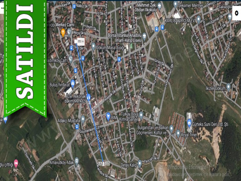 Arnavutköy Haraççıda Satılık Arsa , 191 m2 Evlerin Yakını Yolu Var
