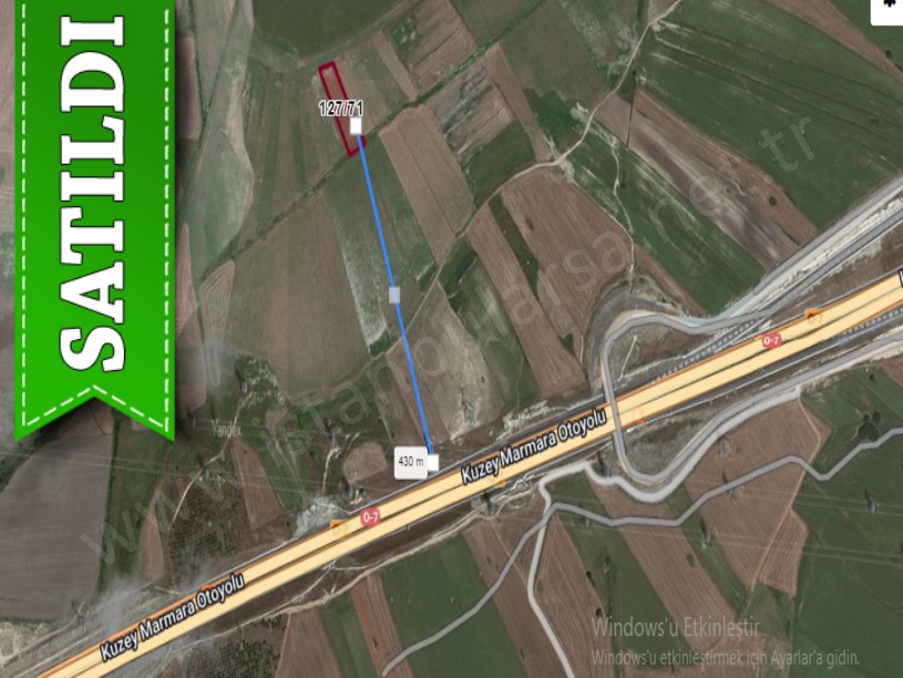 Çatalca Nakkaşta  Satılık  Arsa , 146 M2 Yolu Var Otoyola Yakın