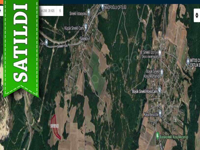 Silivri Küçüksineklide Satılık Arsa , 653 m2 Çaplı Çevrili