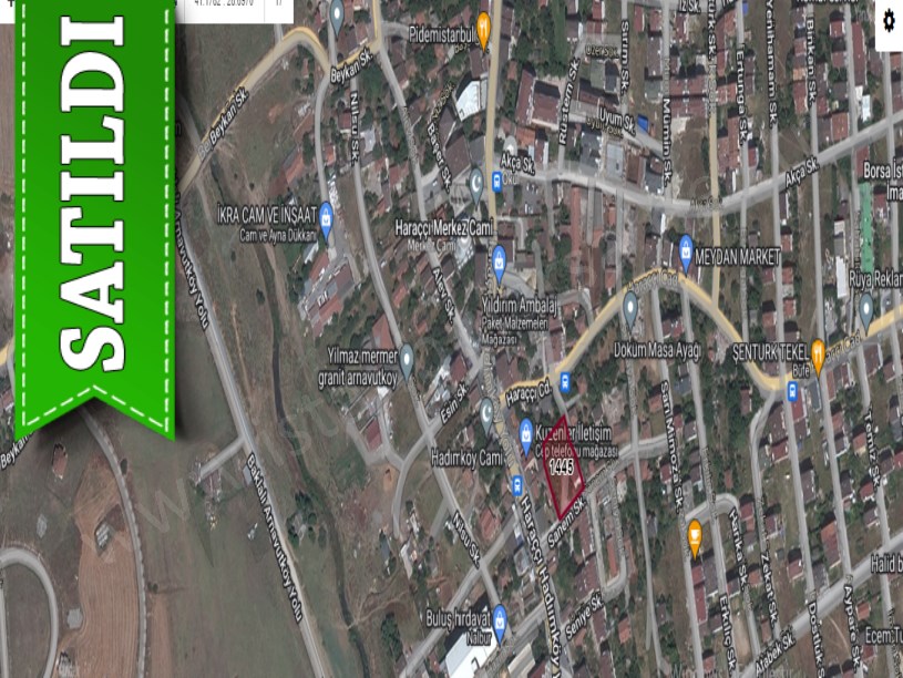 Arnavutköy Haraççıda Satılık Arsa , 154 M2 Hisseli