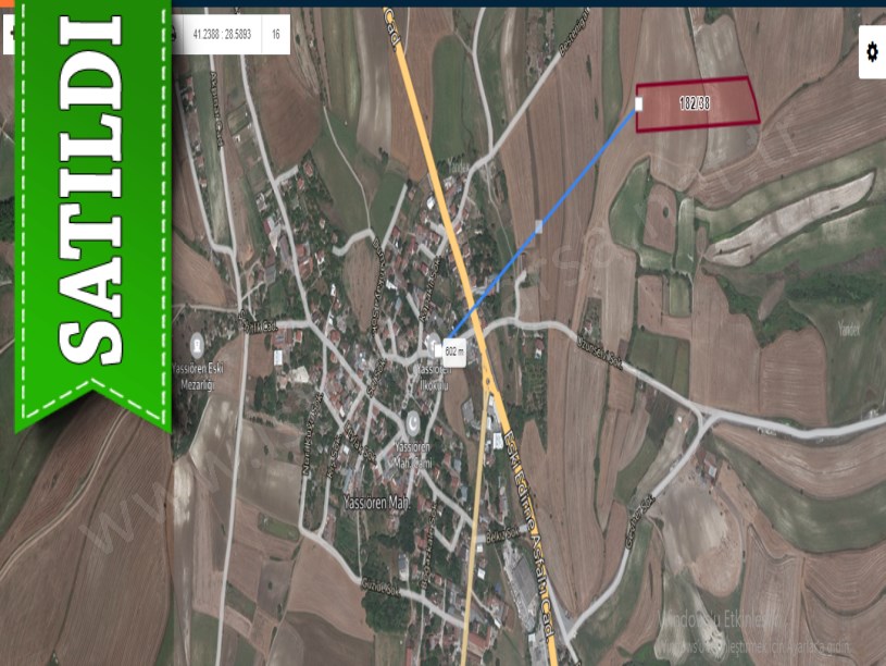 Arnavutköy Yassıörende Satılık Arsa , 450 M2 Hisseli İmarlı