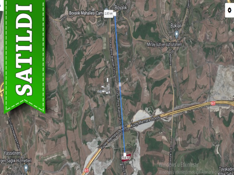 Arnavutköy Boyalıkta Satılık Arsa , 780 M2 Cadde Cephe 