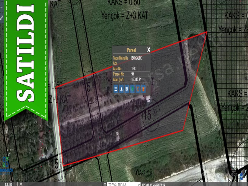 Arnavutköy Boyalıkta Satılık Arsa , 780 M2 Cadde Cephe 