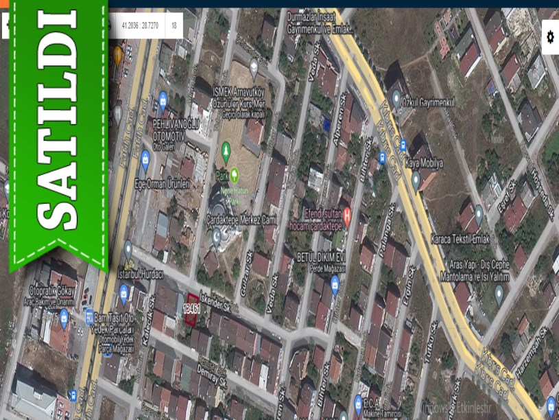 Arnavutköy Çardaktepede Satılık Arsa , 133 M2 Müstakil İmarlı