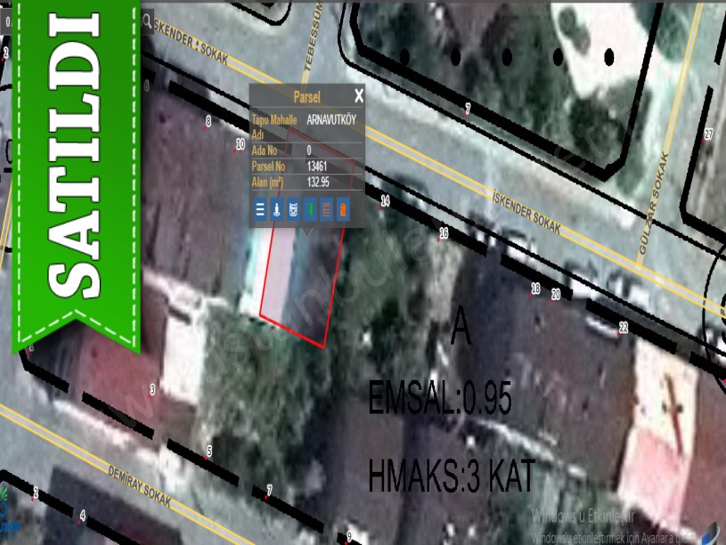 Arnavutköy Çardaktepede Satılık Arsa , 133 M2 Müstakil İmarlı