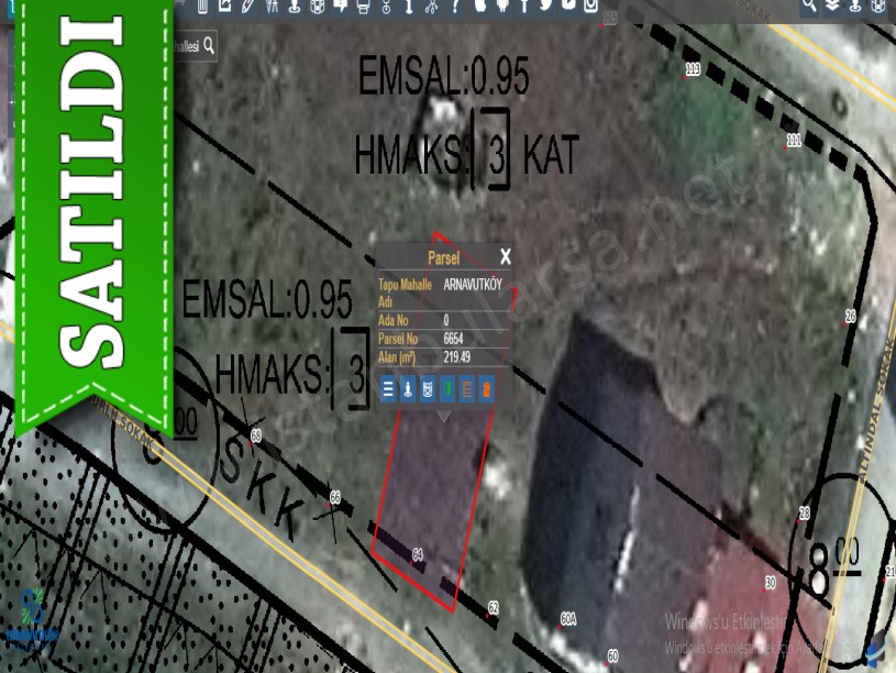 Arnavutköy Çardaktepede Satılık Arsa , 219 M2 Konut İmarlı