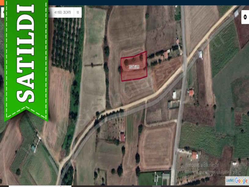 Silivri Fenerköyde Satılık Arsa , 720 m2 Çevrili Yolu Var