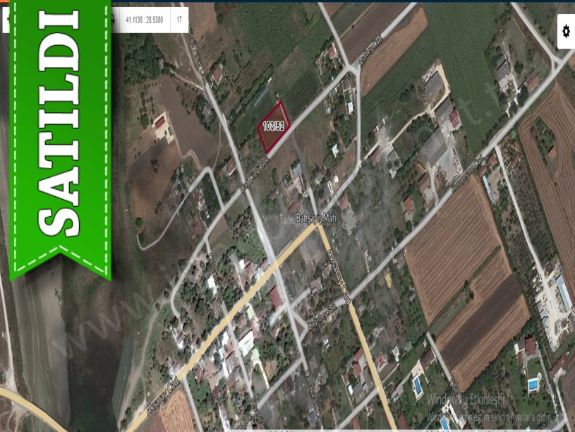 Çatalca Bahşayişte Satılık Arsa , 120 m2 Köyiçi Yola Cephe