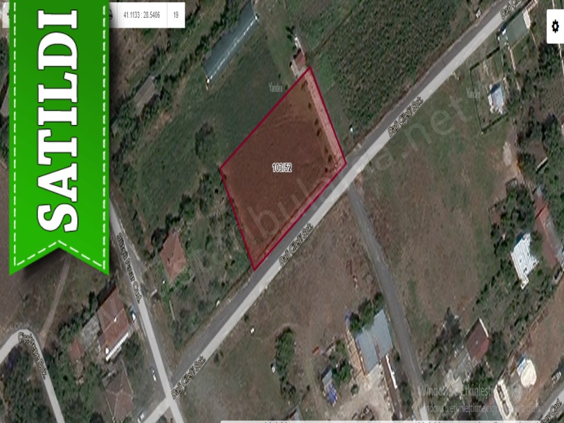 Çatalca Bahşayişte Satılık Arsa , 120 m2 Köyiçi Yola Cephe