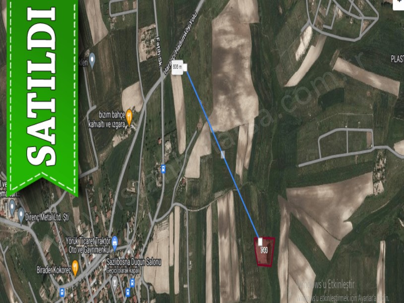 Arnavutköy Sazlıbosnada Satılık Arsa , 512 M2 Hisseli