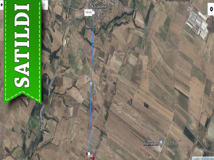 Kırklareli Merkez Kavakderede Satılık Tarla , 2,950 m2 Müstakil Yolu Var