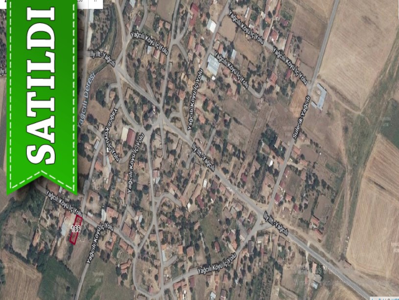 Edirne Süloğlu Yağcılı Köyünde Satılık Arsa , 491 m2 Asfalt Cephe Köyiçi