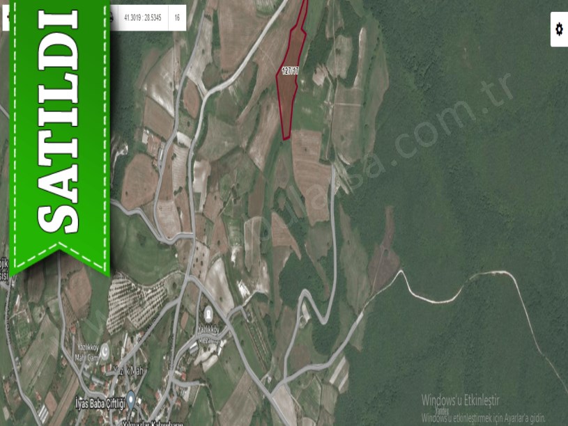 Çatalca Yazlıkköyde Satılık Arsa , 842 m2 Yola Yakın 