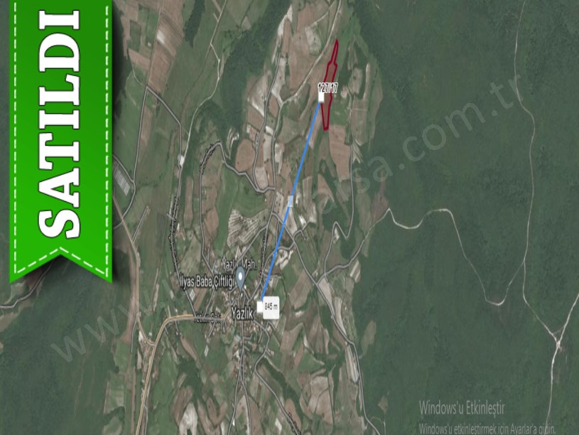 Çatalca Yazlıkköyde Satılık Arsa , 842 m2 Yola Yakın 
