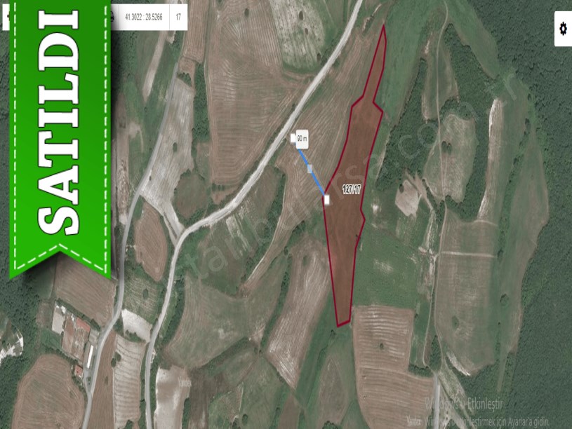 Çatalca Yazlıkköyde Satılık Arsa , 842 m2 Yola Yakın 