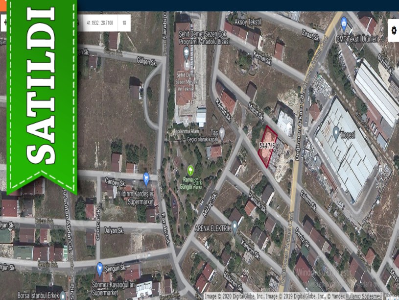 Arnavutköy Taşolukta Satılık Arsa , 444 M2 Çift Cephe Müstakil