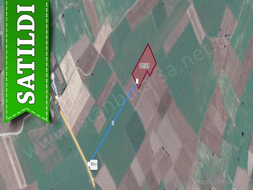 Kırklareli Pınarhisar Orta Mah. Satılık Arsa , 323 m2 Hisseli 