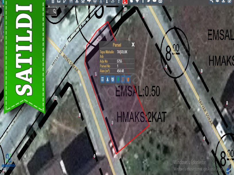 Arnavutköy Taşolukta Satılık Arsa , 454 M2 Cadde Cephe Köşe Başı